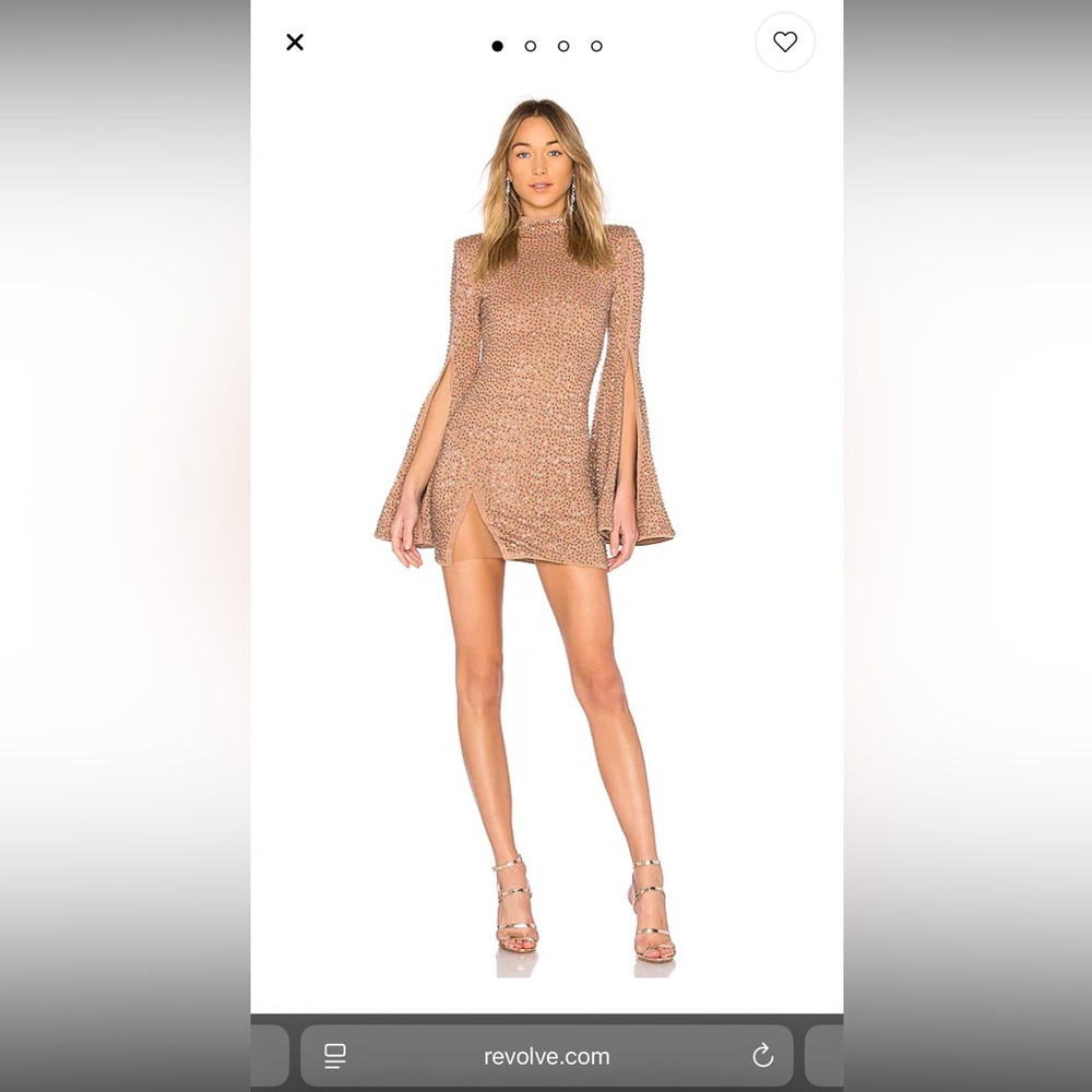x REVOLVE Mr. Gibson Mini Dress in Nude
Michael Costello